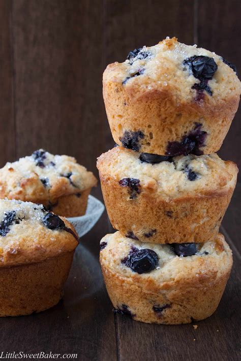 Blueberry Buttermilk Muffins Little Sweet Baker