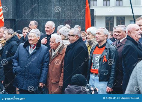 November 7 2018 Minsk Belarus Anniversary Of The Great October