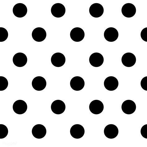 Download Premium Vector Of Black And White Seamless Polka Dot Pattern Vector By Filmful About