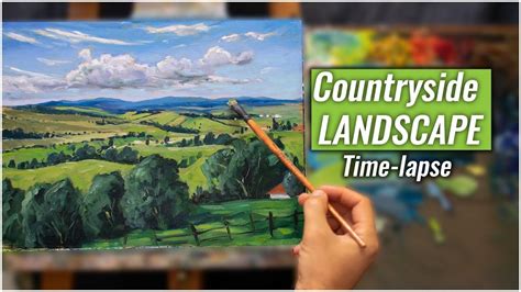 Countryside Landscape Art Tutorials Painting Tutorials Country