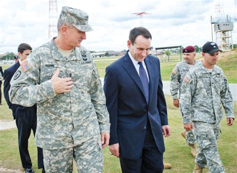 Coach K Gives Soldiers Pep Talk Article The United States Army