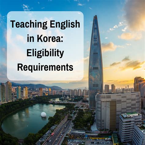 5 Requirements For Teaching English In South Korea Toughnickel