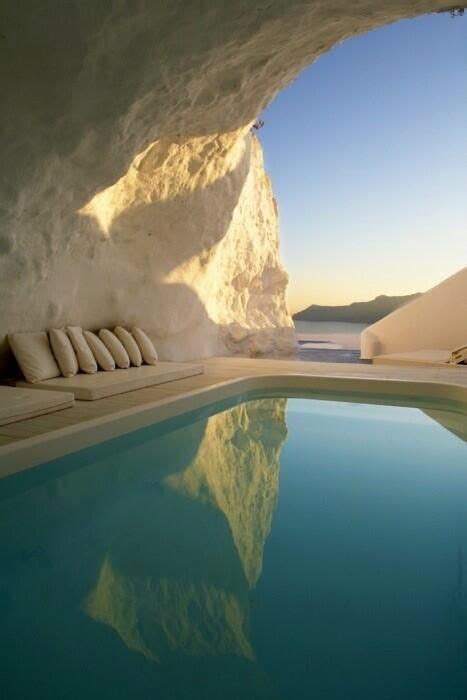 Natural Pool Santorini Greece Piscina Natural Dream Vacations
