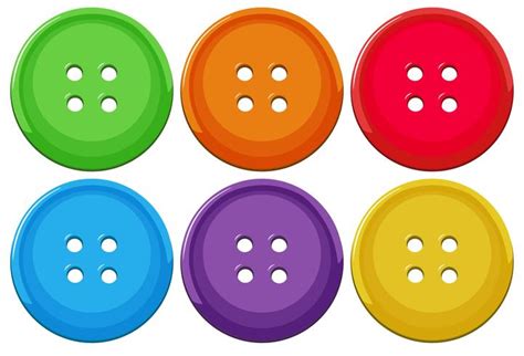 Set Of Colorful Buttons 447334 Vector Art At Vecteezy