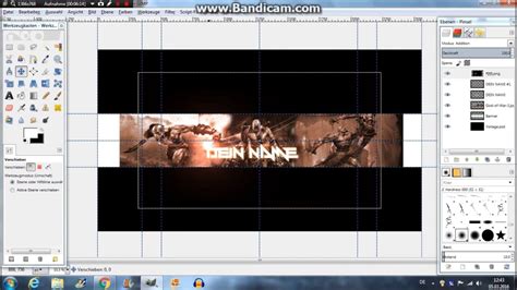 Gimp Free Banner Template Youtube
