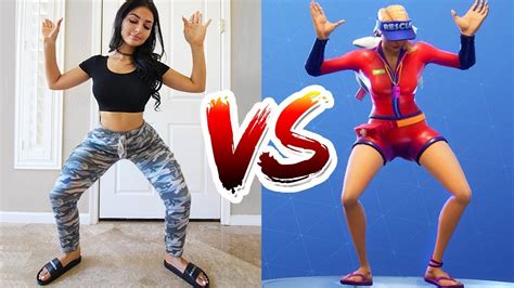 Fortnite Dance Challenge In Real Life With Sister