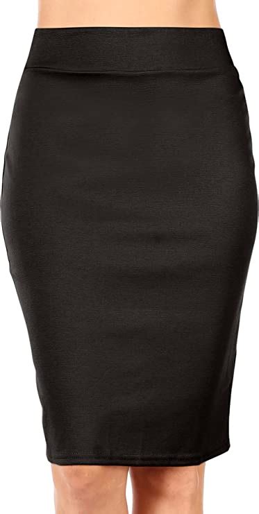 Reg And Plus Size Pencil Skirts For Women Below The Knee Work