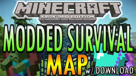Minecraft Xbox 360 Modded Survival Map Spawners X Enchantments