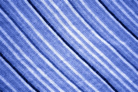 Diagonally Stripped Blue Knit Fabric Texture Picture Free Photograph