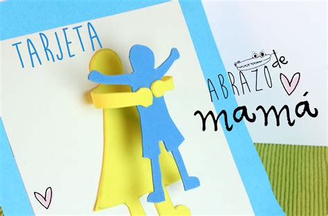 Tarjeta Del Día De La Madre En 3d Actividades Para Niños