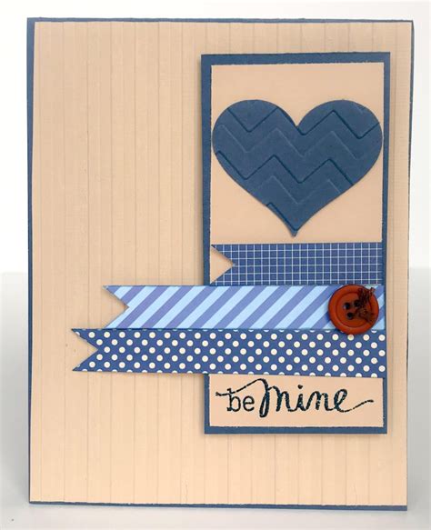Valentine For Men Masculine Valentine Card Handmade Etsy
