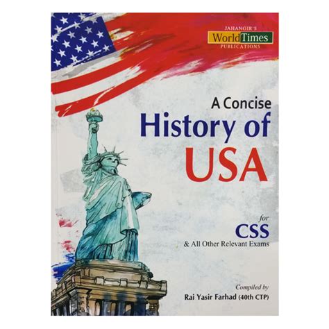 A Concise History Of USA For CSS by Rai Yasir Farhad - Bukhari Books