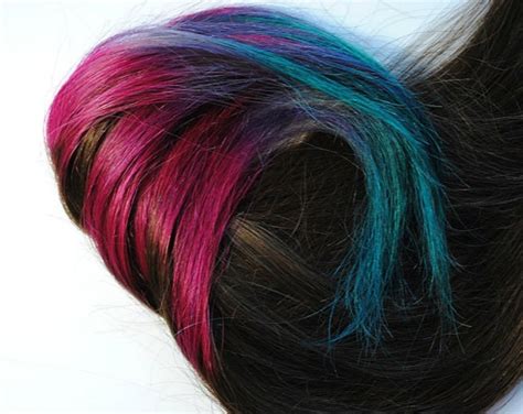 Dip Dyed Tips Human Hair Extensions Boho Lauren Conrad Etsy
