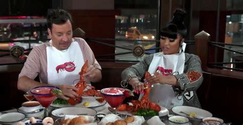 Watch Nicki Minaj Freestyle And Go To Red Lobster With Fallon
