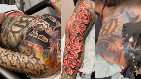 6ix9ine new tattoos 2022🔥 videos from tattooing youtube