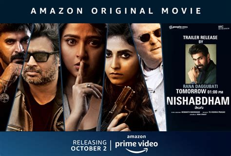 Amazon Prime Video Unveils The Trailer Of Nishabdham