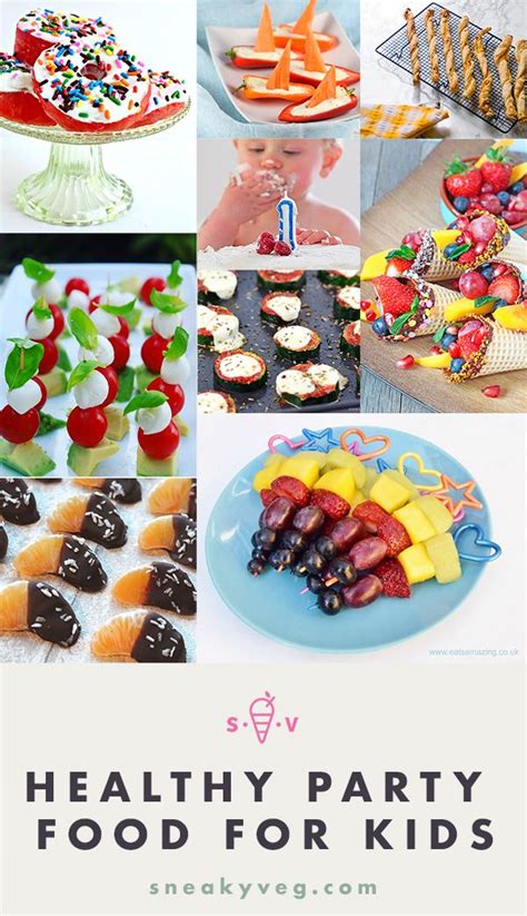 Finger foods are also a good idea for dinner parties, if your kids fuss about mashed potatoes, pasta or rice, you can serve them these healthy finger foods. 20 delicious healthy kids party food ideas | Healthy kids ...