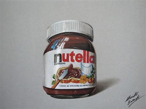 Nutella 800×600 Realistic Drawings Prismacolor Art Color