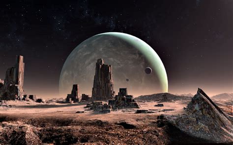 Alien Planet Landscape Wallpaper 08698 Baltana