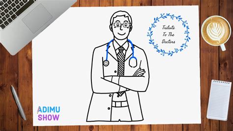 How To Draw A Doctor Step By Step Tutorial Youtube