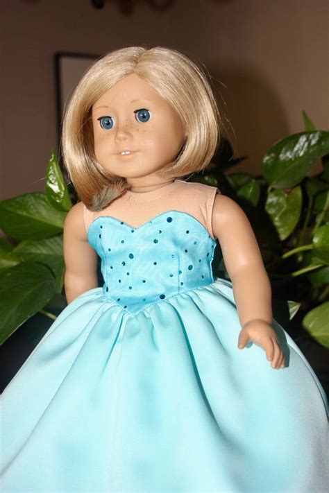 free shipping elegant 18 inch prom gown fits 18 dolls etsy 18 inch doll dress prom gown