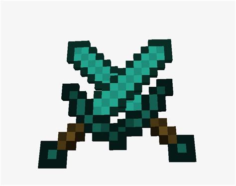 Enchanted Diamond Sword Png Minecraft Diamond Sword  820x647