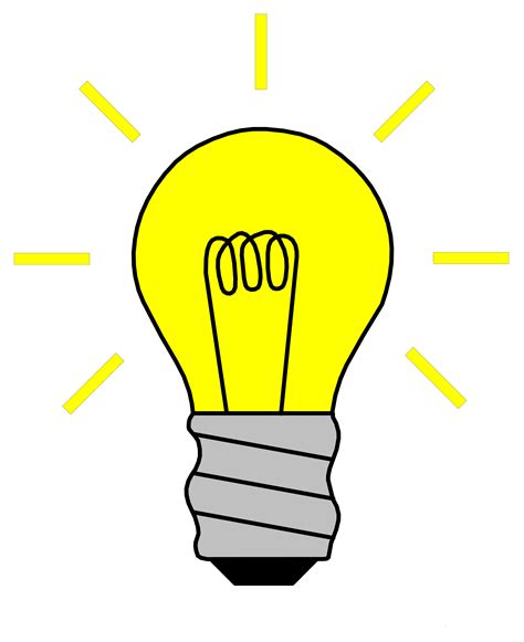 Light Bulb Clip Art For Kids Free Clipart Images Clipartix