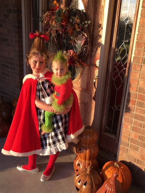 Cindy Lou Who Costume The Grinch Red Riding Hooded Cape Etsy