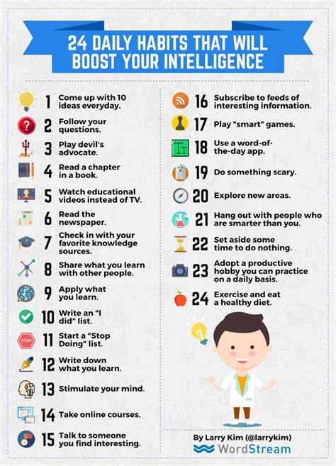 These 24 Daily Habits Will Make You Smarter Infographic Business 2