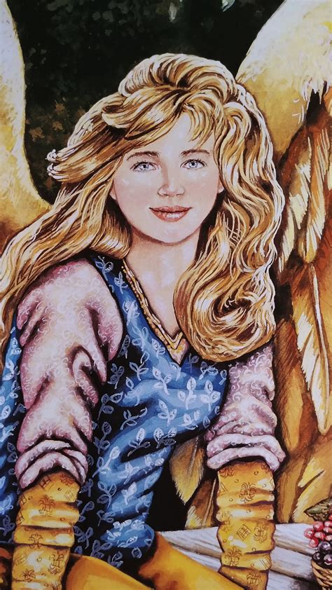 Angel Print Hannah Angel Of Knowledge Replica Etsy