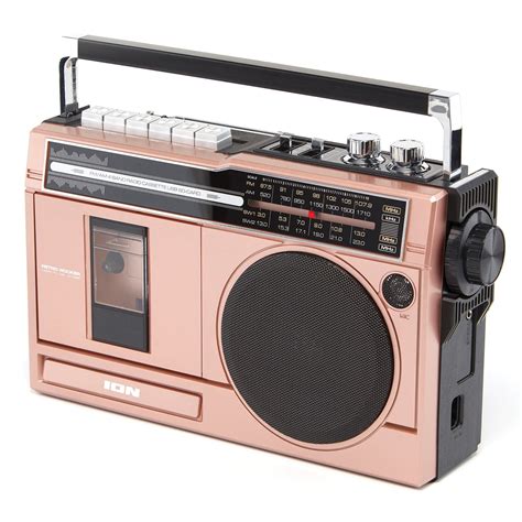 Ion Audio Cassetteradio Boombox Pink Isp113arg