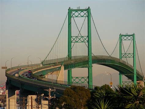 Vincent Thomas Bridge San Pedro Ca San Pedro California San Pedro