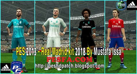 Pes 6 new menu graphic like pes 2018. کیت پک جدید Real Madrid CF 2018 برای PES 2013