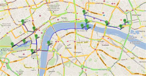Walking Tour Of London England Dotting The Map
