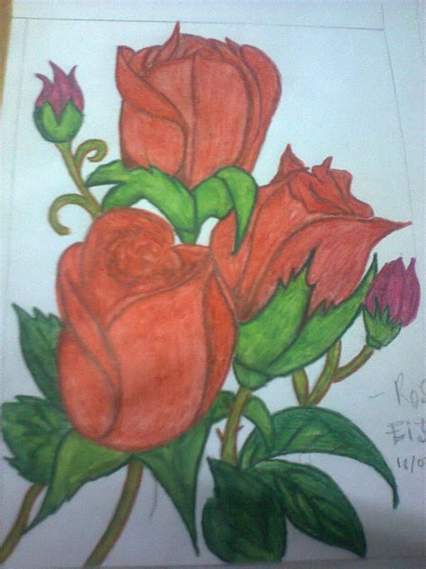 Cara melukis bunga dengan cat akrilick. LaKaRaN KeHiDuPaN: ~~Lukisan bunga-bungaan~~