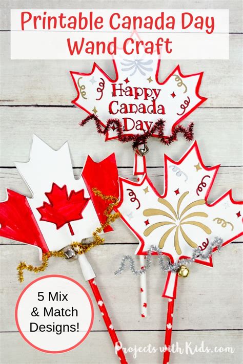 These free printable colouring sheets, activity no matter what you plan on doing, we've got some great free canada day printables, craft ideas. Canada Day Printable Wand Craft for Kids to Make ...