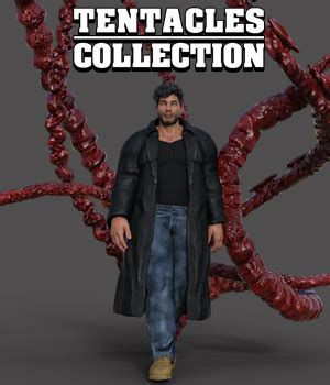 Tentacles Collection For Ds Iray D Figure Assets D Models Christophe D
