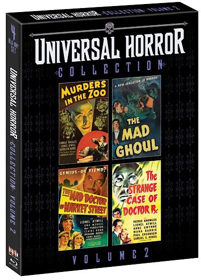 Universal Horror Collection Volume 1 And 2 Blu Ray Sets Coming This