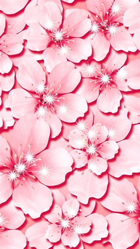 Pink Flower Iphone 5s Wallpaper Iphone Wallpapers Iphone Themes