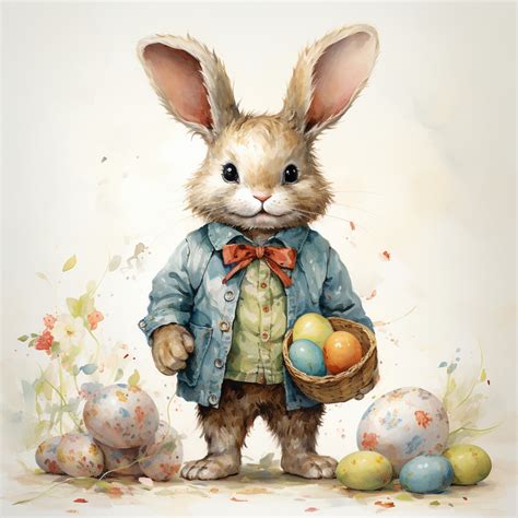 Easter Bunny Art Background Free Stock Photo Public Domain Pictures