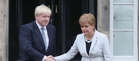 Nicola Sturgeon Boris Johnson Taking Uk On Almost Inevitable Path To