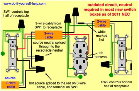 Wiring Light Switch To Outlet