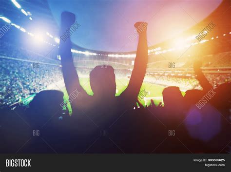 Happy Football Fans Image And Photo Free Trial Bigstock