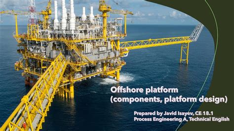 Offshore Platform Components Platform Design Javid Isayev Ce 181