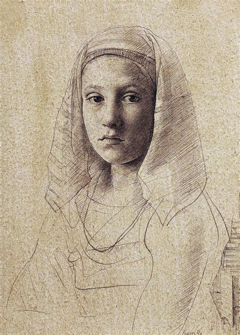 Pietro Annigoni Drawings Portrait Drawing Drawing Illustrations