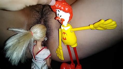 Toy Doll Pussy Insertions Ronald Mcdonald Fucks Barbie GizmoXXX Video