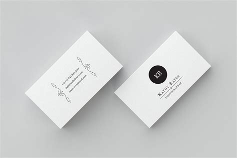 Modern trendy minimalist design elegant plain chic business card. 9 Simple Minimal Business Cards - Graphic Pick