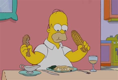 Homer Simpson Eating