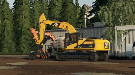Cat Dl Excavator V Fs Farming Simulator Mod Ls