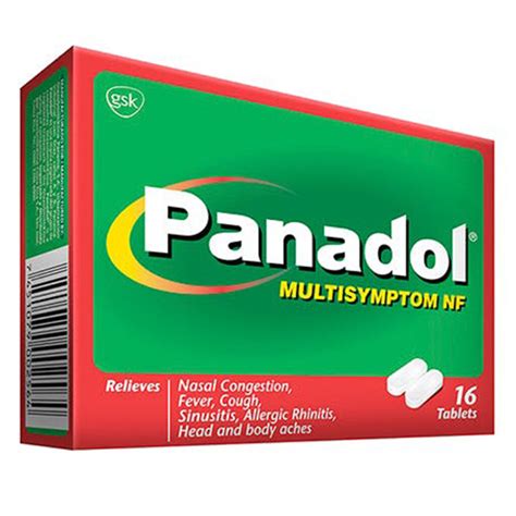 Panadol Multi Symptom Drowsy 16 Tablets Supermed Pharmacy